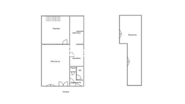 Appartement 2 pièces - 46 m²