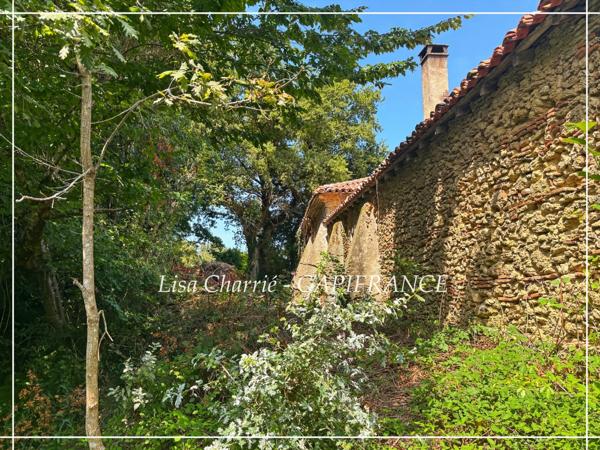 Maison à vendre 3 pièces à 8 minutes  de NOGARO (32) de 95 m2 habitables sur 6714 m2 de terrain