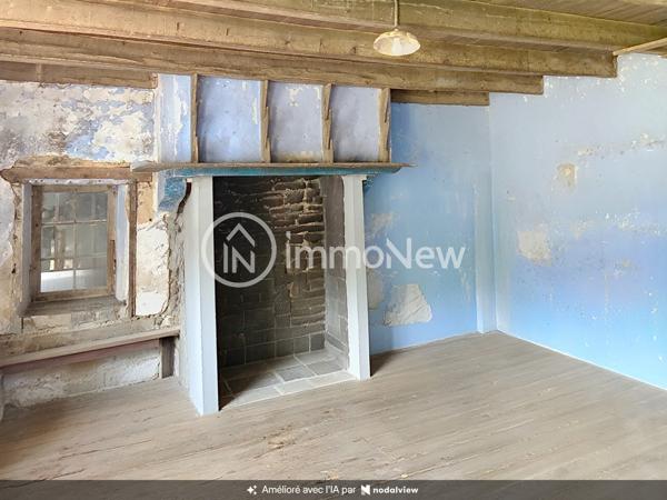 GRANGE A RENOVER 100 M2 EN LISIERE DE FORET VUE EXCEPTIONNELLE SUR 4 HECTARES ENVIRON