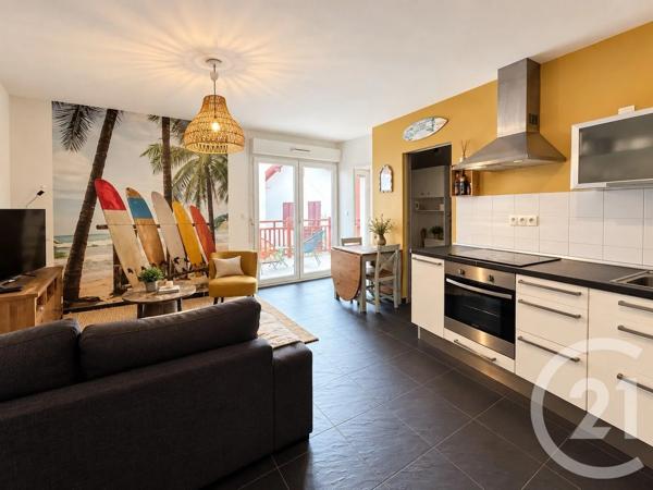 Appartement F2 à vendre  2 pièces - 36,87 m 2   HENDAYE  - 64