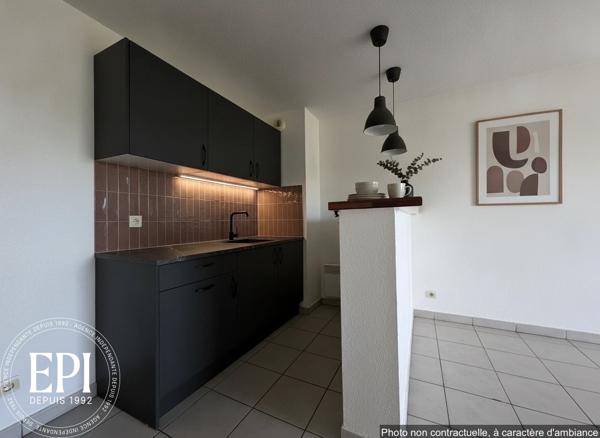 CARCASSONNE – T3 lumineux avec balcon, vue dégagée et 2 parkings