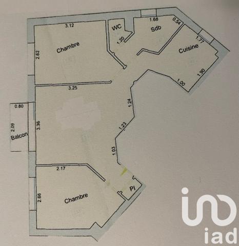 Appartement à vendre 3 pièces 41 m² Clamart