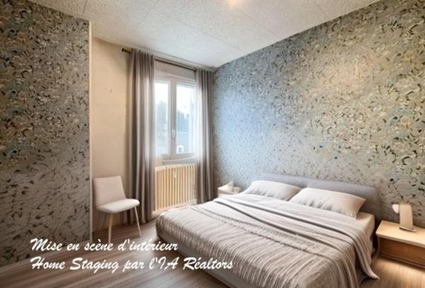 Dpt Saône et Loire (71), à vendre LA CLAYETTE appartement T4 - 63 m² - 2 ch - garage, cave, grenier