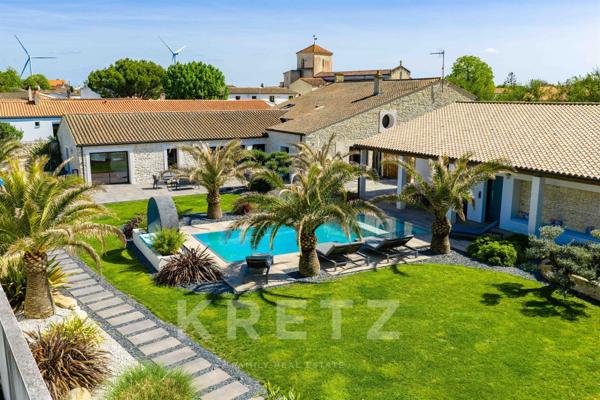Corps de ferme devenu villa contemporaine