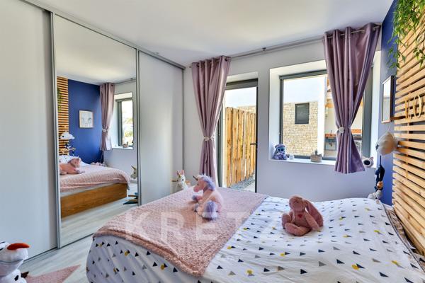 Corps de ferme devenu villa contemporaine