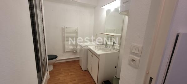 A louer Grand studio meublé de 27 m², à l'entrée de Séné Bourg