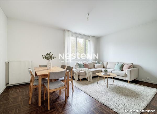 ISSY LES MOULINEAUX - QUARTIER LA FERME - Appartement traversant 3 pièces de 56,12 m²