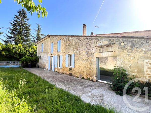 Maison à vendre  9 pièces - 230 m 2   FRONTENAC  - 33