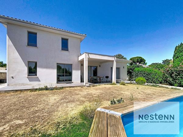 Saint-Brès - Villa d'architecte contemporaine - Luminosité et calme  - 3 Chambres - 130 M² - Terrain 648 M2
