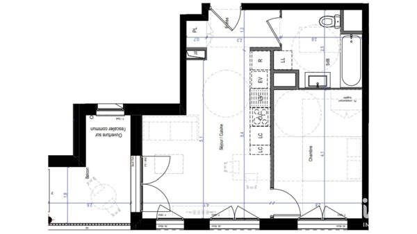 Appartement à vendre 2 pièces 40 m² Le Pont-de-Claix