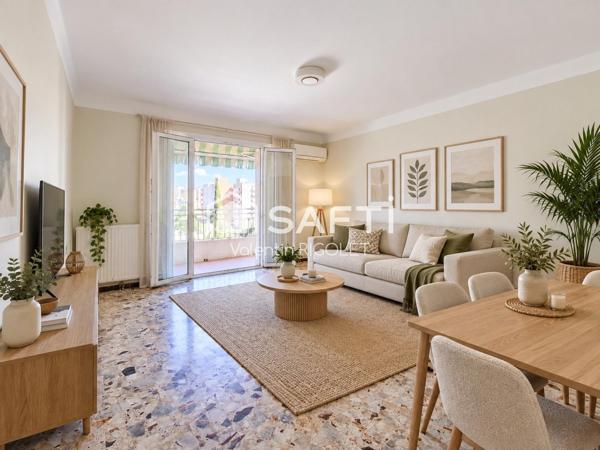 T3 Traversant Est / Ouest - Lumineux - 2 Terrasses