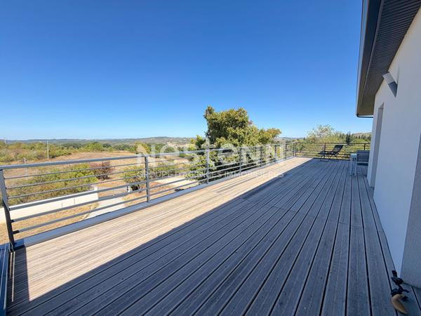 À VENDRE : MAISON RÉCENTE DE PLAIN-PIED SUR LES HAUTEURS DE MIREPOIX