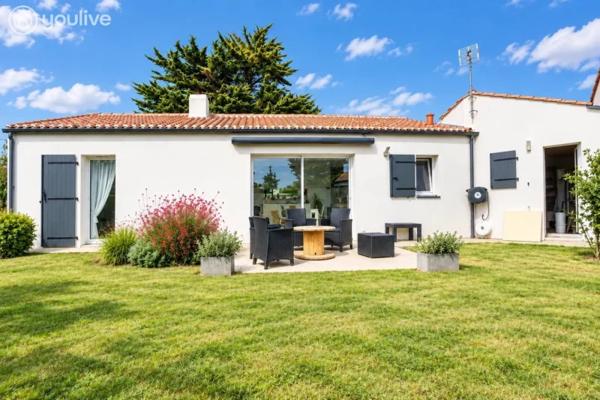 RARE À LA GUÉRINIÈRE – MAISON RÉCENTE 3 CHAMBRES, DPE A, GARAGE ET JARDIN