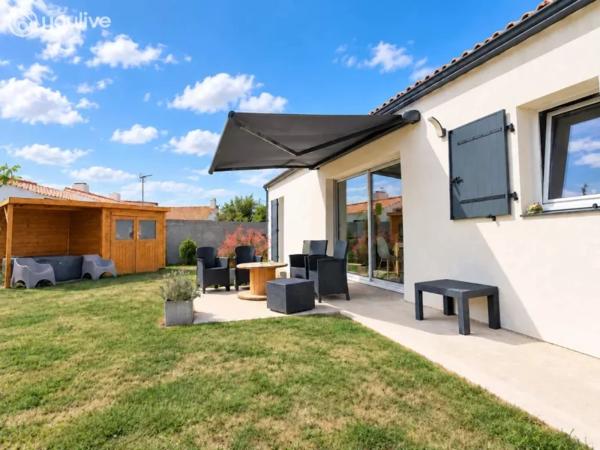 RARE À LA GUÉRINIÈRE – MAISON RÉCENTE 3 CHAMBRES, DPE A, GARAGE ET JARDIN