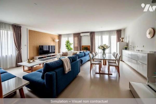Quartier résidentiel et sécurisé proche de tous commerce et services vue imprenable  - Villa à ...