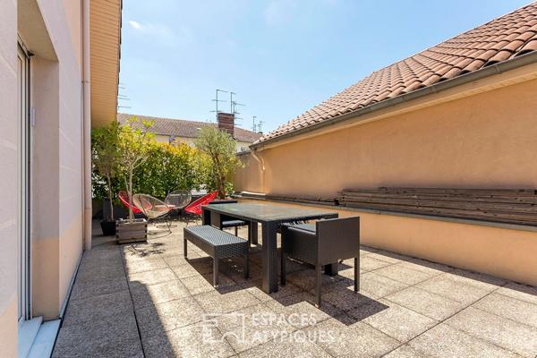 Duplex en dernier étage avec terrasse