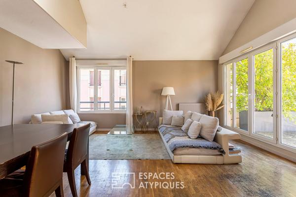 Duplex en dernier étage avec terrasse