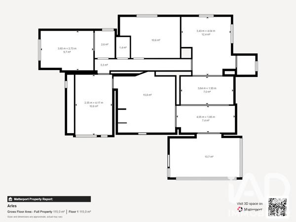 Maison à vendre 4 pièces 123 m² Arles