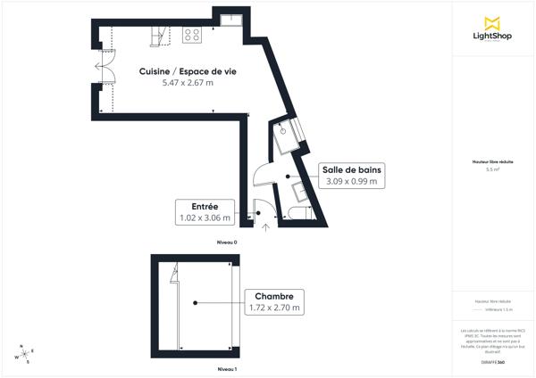 Coup de coeur studio de 18 m² - Entièrement rénové - Charme de l'ancien au calme - Station Ledru Rollin 75012