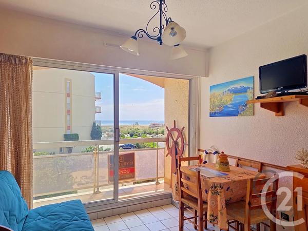 Appartement Studio à vendre  1 pièce - 21,55 m 2   LE BARCARES  - 66