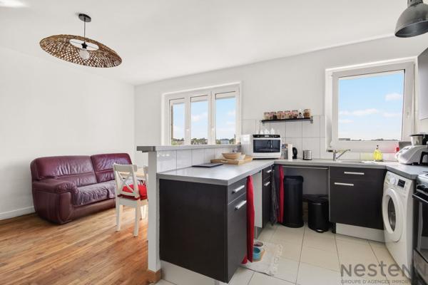 VENTE - SAINT-BRIEUC QUARTIER SAINT-MICHEL APPARTEMENT 3 CHAMBRES DERNIER ETAGE