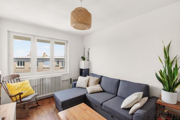 VENTE - SAINT-BRIEUC QUARTIER SAINT-MICHEL APPARTEMENT 3 CHAMBRES DERNIER ETAGE