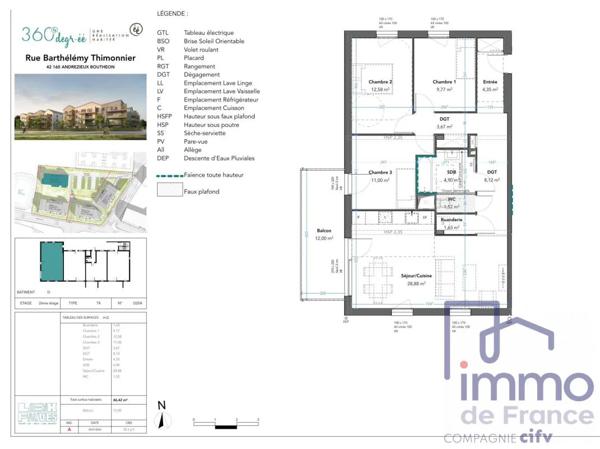 Appartement à vendre à Andrézieux-Bouthéon (42160)