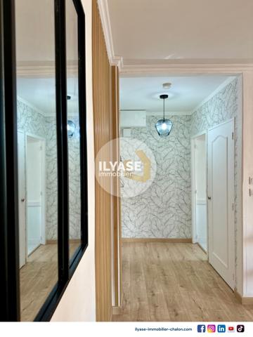 Chalon-sur-Saône (71100) Appartement T4 | 80 m² | Balcon
