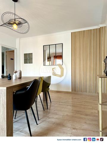 Chalon-sur-Saône (71100) Appartement T4 | 80 m² | Balcon