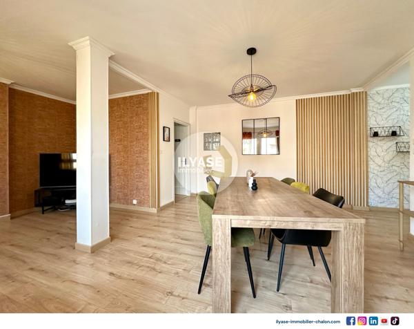 Chalon-sur-Saône (71100) Appartement T4 | 80 m² | Balcon