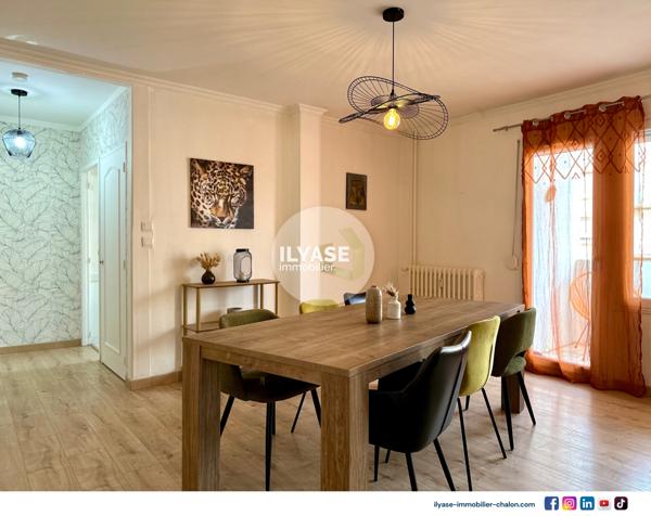 Chalon-sur-Saône (71100) Appartement T4 | 80 m² | Balcon