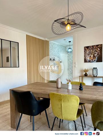 Chalon-sur-Saône (71100) Appartement T4 | 80 m² | Balcon