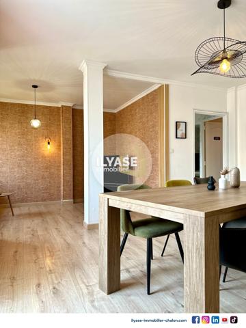 Chalon-sur-Saône (71100) Appartement T4 | 80 m² | Balcon