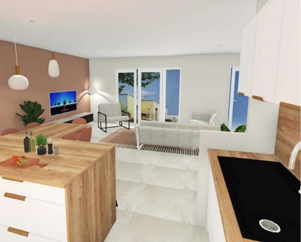 Chassieu (69680) Terrasse 36 m² au centre de Chassieu