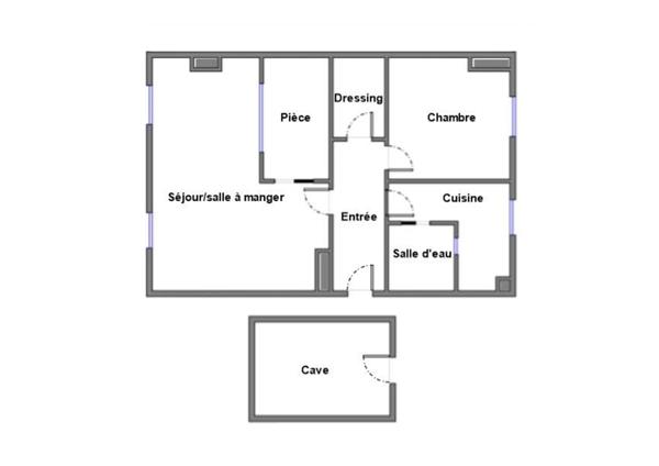 Appartement à vendre 3 pièces 48 m² Montreuil