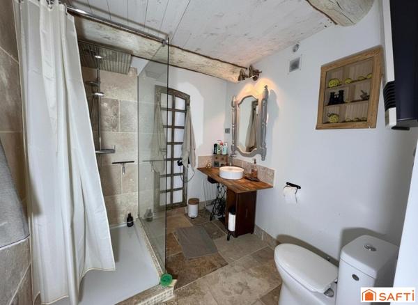 Maison de village 230 m² Studio loué,  toit-terrasse vue Ventoux — 5 min d'Avignon