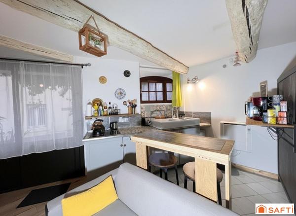 Maison de village 230 m² Studio loué,  toit-terrasse vue Ventoux — 5 min d'Avignon