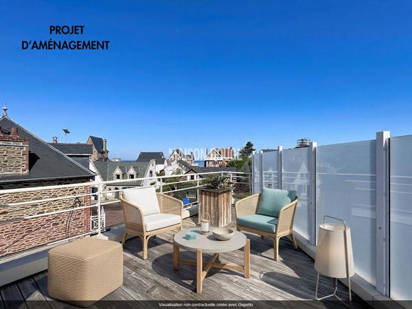 IMMEUBLE D'EXCEPTION AVEC ROOF-TOP, TROIS APPARTEMENTS AU COEUR DU VAL-ANDRE