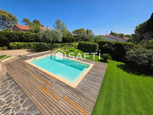 Secteur privilégié Villa rénovée Piscine Vue mer