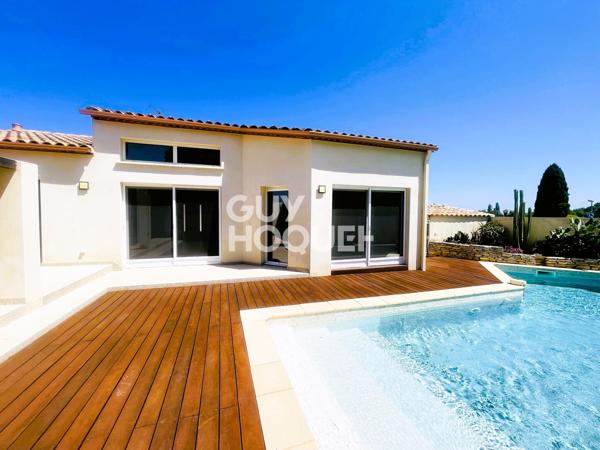 MAUGUIO Villa d’exception de 190 m² – Vue campagne à perte de vue – 4 chambres + Studio indépendant – Piscine