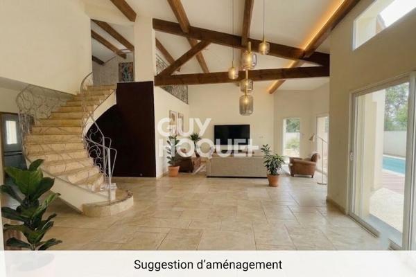 MAUGUIO Villa d’exception de 190 m² – Vue campagne à perte de vue – 4 chambres + Studio indépendant – Piscine