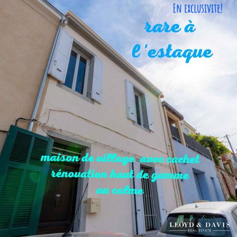 Marseille- L'ESTAQUE_Rare- Maison de ville 170 m2 rénovée avec charme.