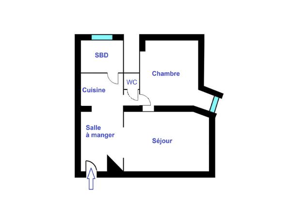 Appartement
         2 pièces
        - 40 m² 345 000 € *
