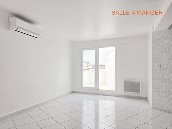 Appartement F2 de 47m2 avec terrasse - Emplacement stratégique