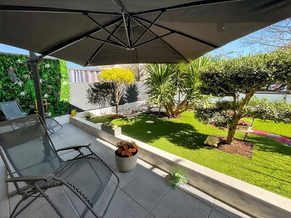 A vendre T3 en rez-de-jardin avec grand jardin arboré à Chateau Gombert 13013 Marseille