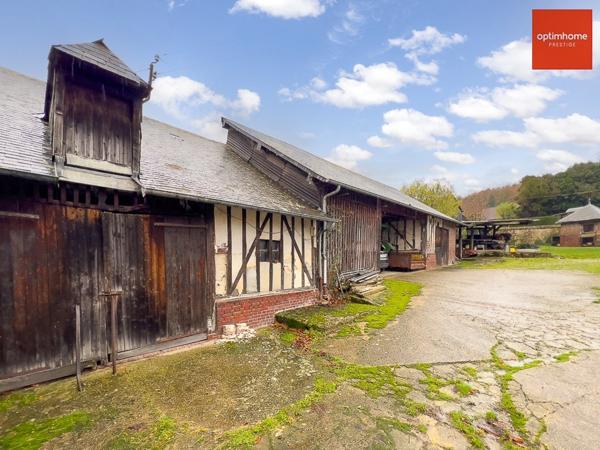 À VENDRE – CORPS DE FERME AVEC MAISON DE MAÎTRE, DOMAINE CLOS DE MURS – CORMEILLES CENTRE
