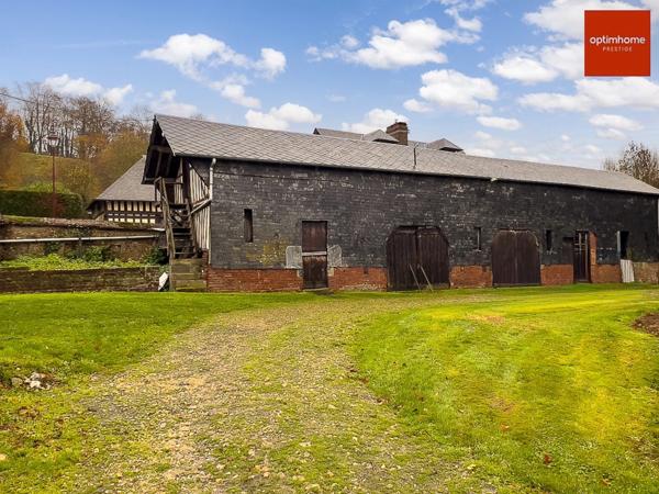À VENDRE – CORPS DE FERME AVEC MAISON DE MAÎTRE, DOMAINE CLOS DE MURS – CORMEILLES CENTRE