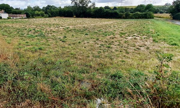 Terrain constructible  de 603m² , viabilisé à Xanton-Chassenon