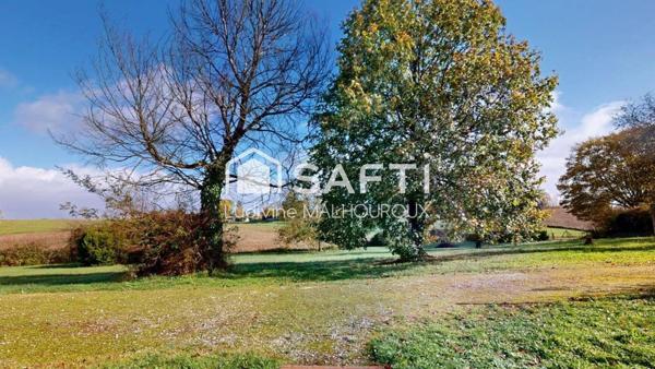 Maison de plein pied, avec piscine, 3 chambres, grand terrain & vue dégagée – Au calme, proche commodités