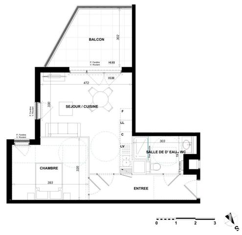 Appartement à vendre 2 pièces 44 m² Antibes